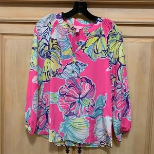 Lilly Pulitzer silk top
